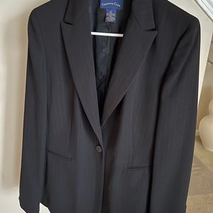 Charter Club jacket / blazer, dark indigo blue, size 6